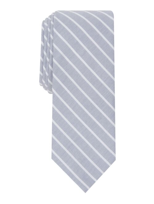 Bar III Men's Harbour Skinny Stripe Tie, Created for Macy's