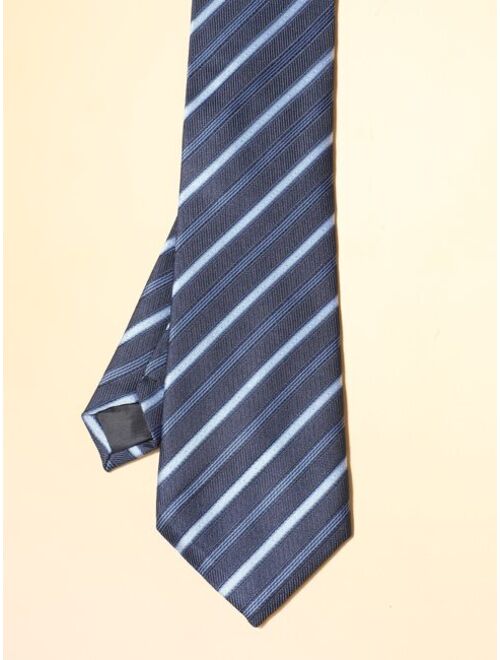 Shein Men Polyester Striped Tie