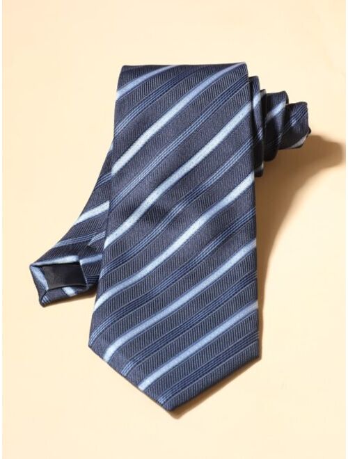 Shein Men Polyester Striped Tie