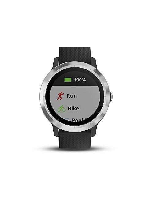 Garmin 010-01769-09 Vívoactive 3, GPS Smartwatch with Contactless Payments and Built-in Sports Apps, White/Rose Gold