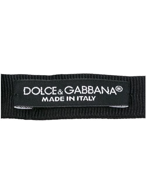 Dolce & Gabbana Silk Solid Bow Tie