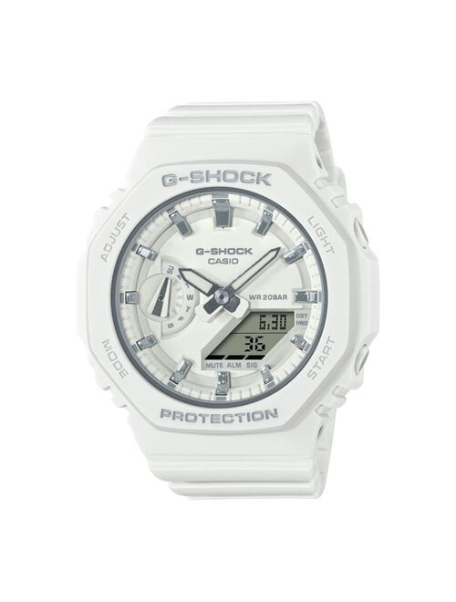 Casio G-Shock Women's Analog-Digital White Resin Strap Watch 43mm