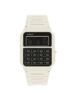 Unisex Digital Calculator Watch in White - CA53WF-8BOS