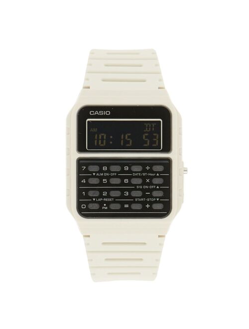 Casio Unisex Digital Calculator Watch in White - CA53WF-8BOS