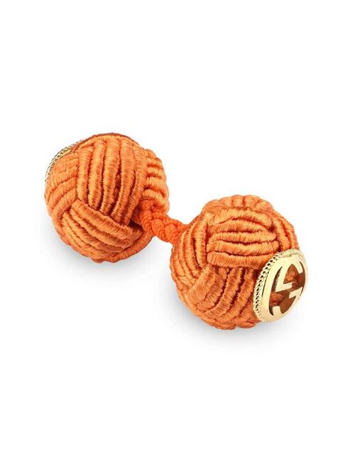 Gucci interlocking G rope cufflinks