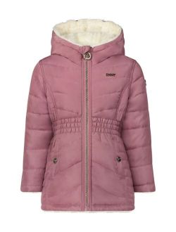 Toddler Girls Reversible Fur Jacket