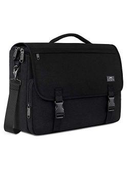 Messenger Bag for Men, Women Briefcases Lightweight Men's Laptop Bag 15.6 inch Water Resistant Crossbody School Satchel Bags for Boys Computer Work Office Bag with Should