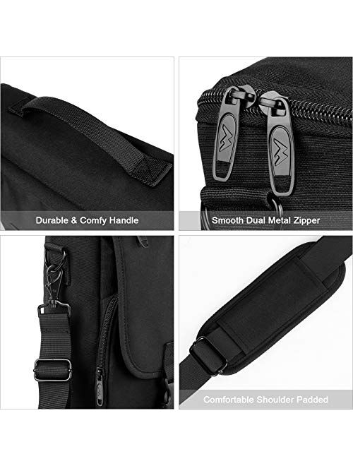 Messenger Bag for Men, Women Briefcases Lightweight Men's Laptop Bag 15.6 inch Water Resistant Crossbody School Satchel Bags for Boys Computer Work Office Bag with Should