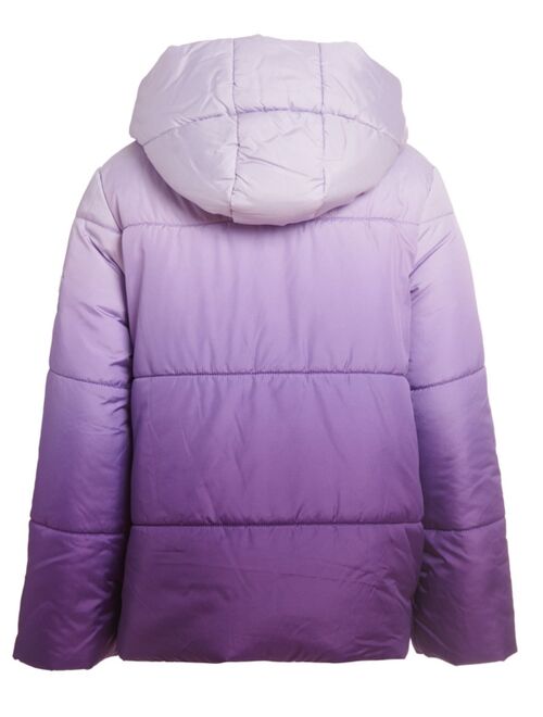 Calvin Klein Toddler Girls Quilted Hombre Hooded Jacket