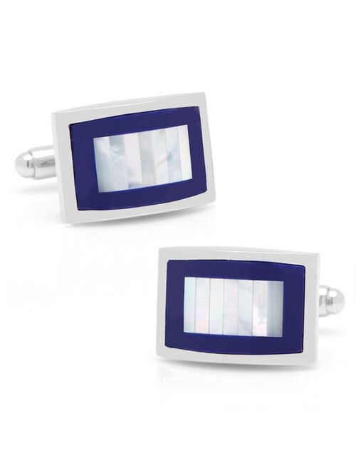 Cufflinks, Inc. Mother of Pearl and Lapis Key Cuff Links