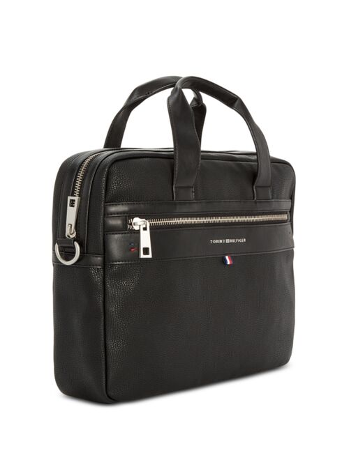 Tommy Hilfiger Men's Leo Faux Leather Briefcase