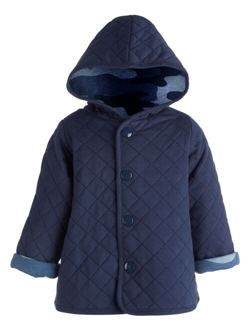 First Impressions Toddler Boys Camo Quilted Jacket, Created for Macy's
