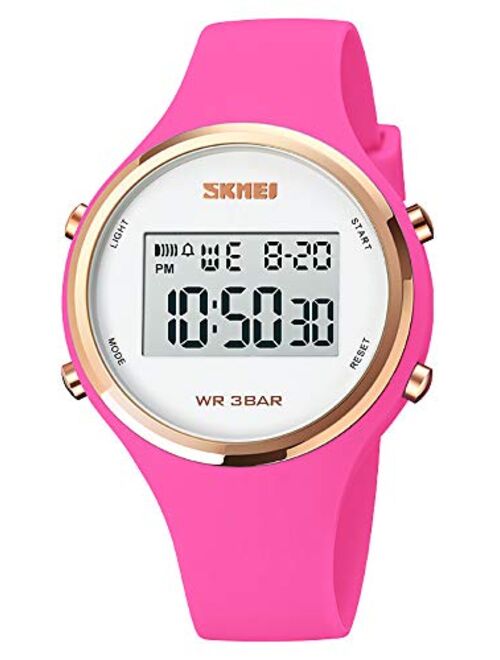 GOSASA Outdoor Sport Watches Alarm Clock 5Bar Waterproof LED Digital Watch