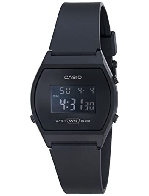 Casio Women's Quartz Sport Watch with Resin Strap, Black, 21 (Model: LW-204-1BCF)