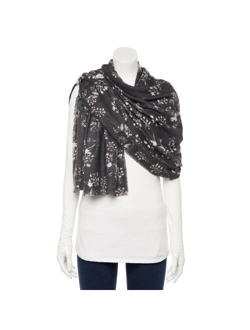 Little Co. by Lauren Conrad Women's LC Lauren Conrad Ethereal Floral Softy Wrap Scarf