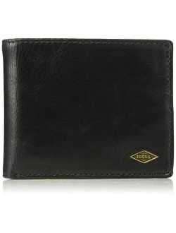 Men's Leather Trifold with Id Window Wallet