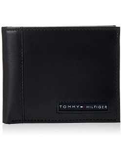 Men's Leather Wallet – Slim Bifold with 6 Credit Card Pockets and Removable Id Window