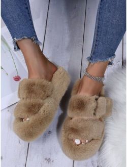 Minimalist Fluffy Home Slippers