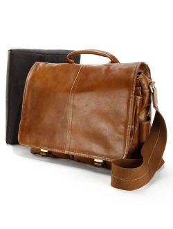AmeriLeather Legacy Woody Leather Portfolio Messenger Bag