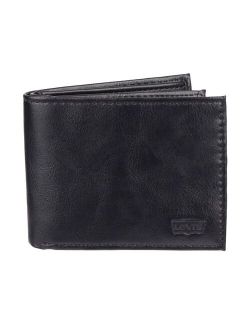 RFID-Blocking Extra-Capacity Black Slimfold Wallet