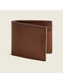 Leather billfold wallet