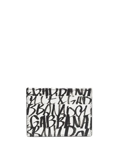 Dolce & Gabbana graffiti print cardholder