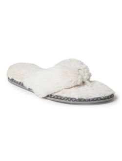 Marie Furry Thong Slippers