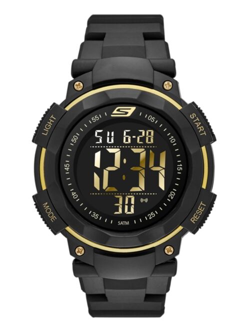 SKECHERS Men's Ruhland Digital Polyurethane Strap Watch 45mm