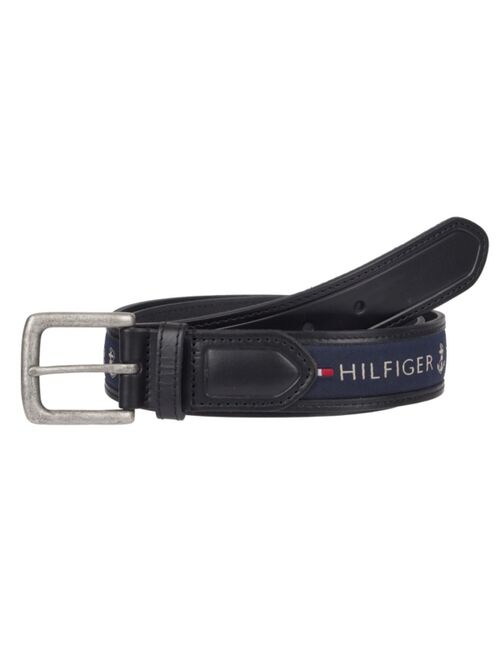 Tommy Hilfiger Ribbon Inlay Men's Belt