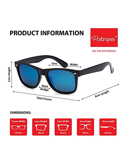 Buy Polarspex Mens Sunglasses - Retro Sunglasses for Men & Women - Driving,  Fishing Sunglasses For Men - Polarized Cool Shades online