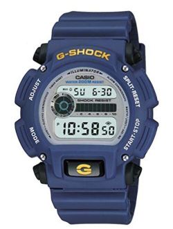 Men's G-Shock Quartz Watch with Rubber Strap, Blue, 23.75 (Model: DW-9052-2V)