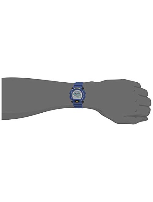 Casio Men's G-Shock Quartz Watch with Rubber Strap, Blue, 23.75 (Model: DW-9052-2V)
