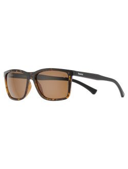 Thin Rectangular Mirrored & Polarized Sunglasses