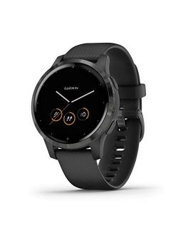 Vivoactive 4, GPS Smartwatch, Features Music, Body Energy Monitoring, Animated Workouts, Pulse Ox Sensors and More, Black