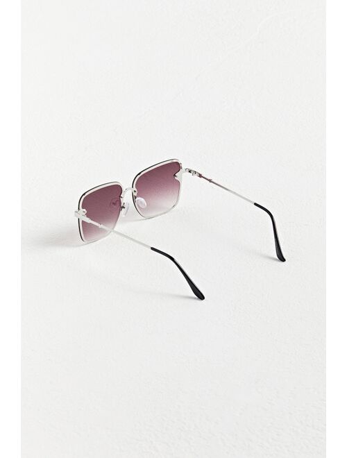 Urban outfitters Dane Rimless Square Sunglasses