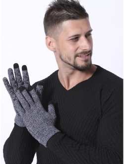 Men Knit Gloves