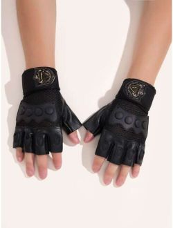 Men Fingerless Gloves