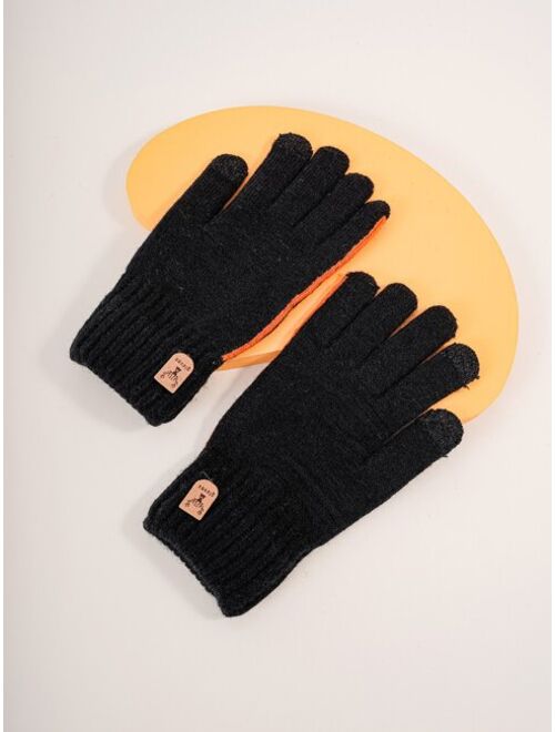 Shein Men Minimalist Gloves