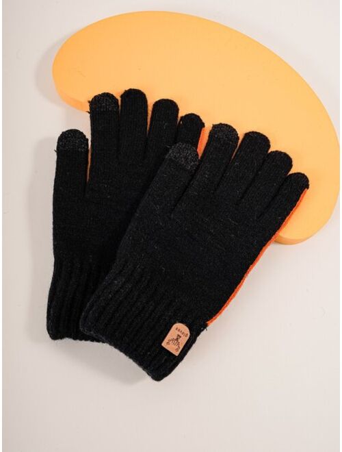 Shein Men Minimalist Gloves