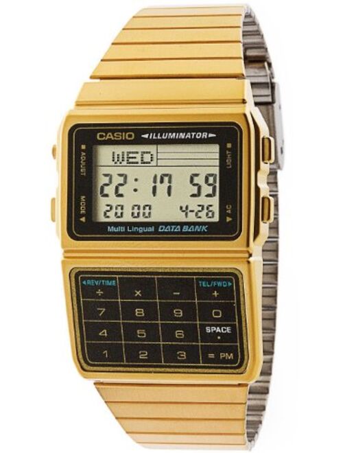 Casio DBC611G-1D Casio Gold & Black Digital Watch - Gold / One Size