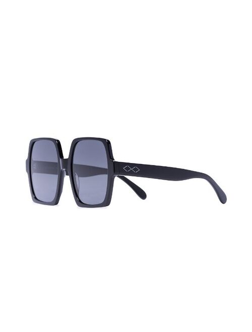 Kaia oversized-frame sunglasses