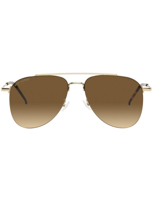 Yves Saint Laurent Gold SL 392 Wire Sunglasses