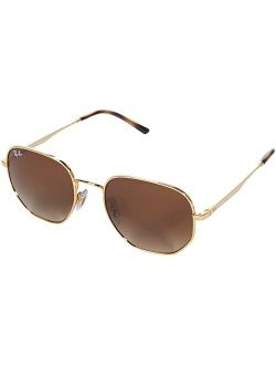 Ray-Ban51 mm 0RB3682 Square Sunglasses