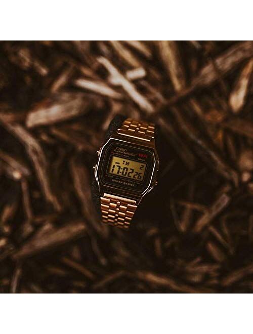 Casio Vintage Digital Black Gold