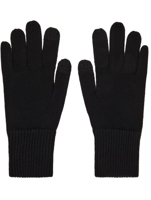 rag & bone Black Wool Addison Gloves