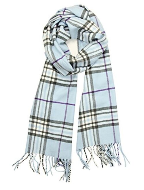 Achillea Scottish Tartan Plaid Cashmere Feel Winter Warm Scarf Unisex