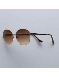 60mm Cleo Gradient Square Sunglasses
