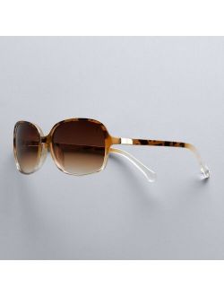 58mm Margot Rectangle Sunglasses