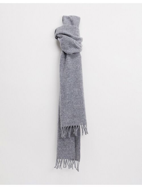 Weekday Orbit scarf in gray