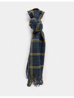 woven scarf in navy